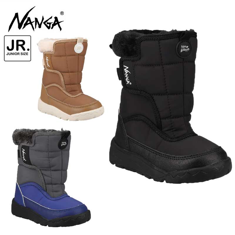 ナンガ NANGA×IFME patto 着脱ブーツ キッズ ジュニア ウィンターブーツ スノーブーツ 子供 防寒 N2534-3R101Z NANGA 2025-26