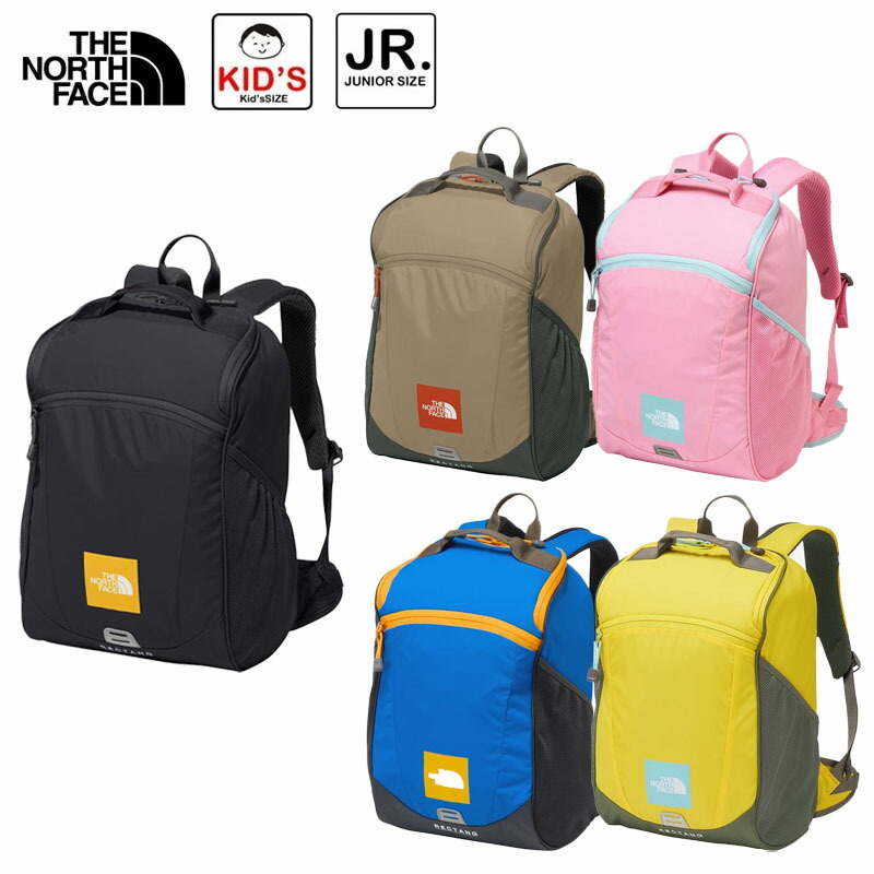 ザ・ノース・フェイス レクタング キッズ ジュニア 17L リュックサック デイパック タブレット 小学生 学校 遠足 NMJ72359 THE NORTH FACE 2026春夏