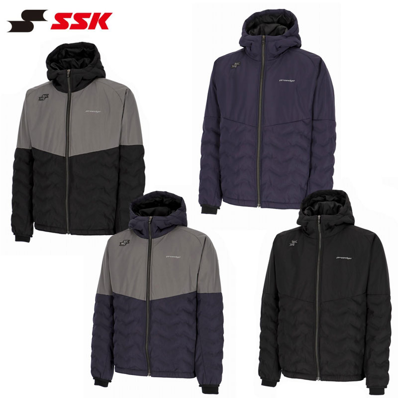 エスエスケイ proedge 中綿フーディージャケット 撥水 防風 野球 限定品 EBWP25101 SSK 2025秋冬