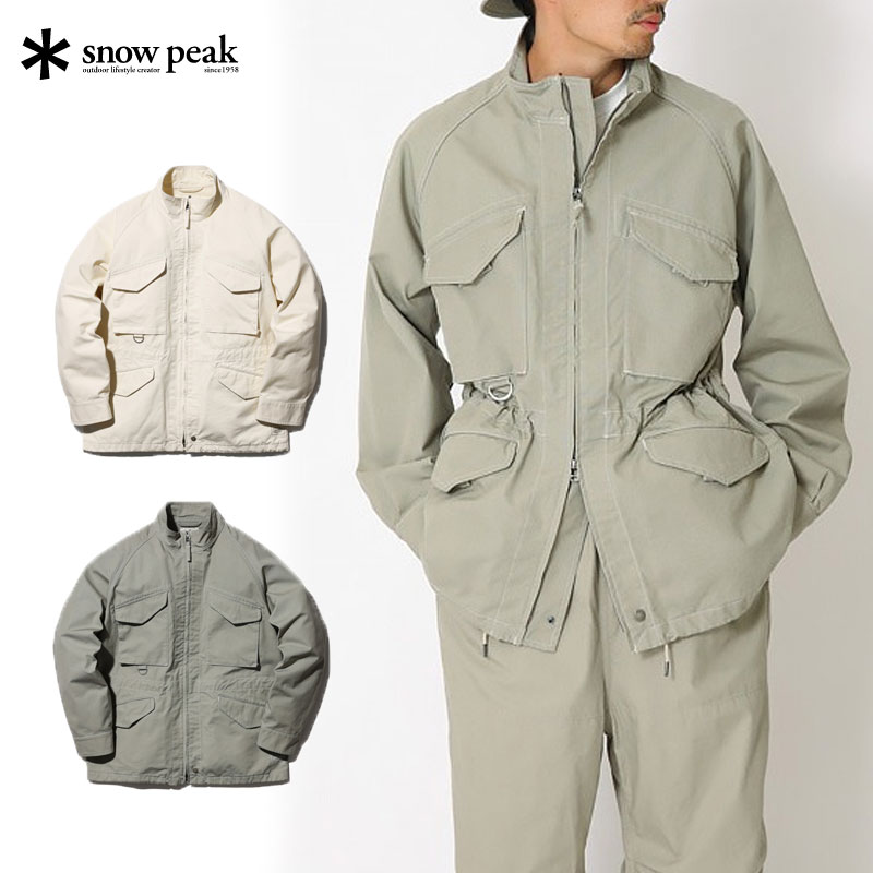 楽天市場】SNOW PEAK スノーピークTAKIBI 2way Camping Jacketタキビ2