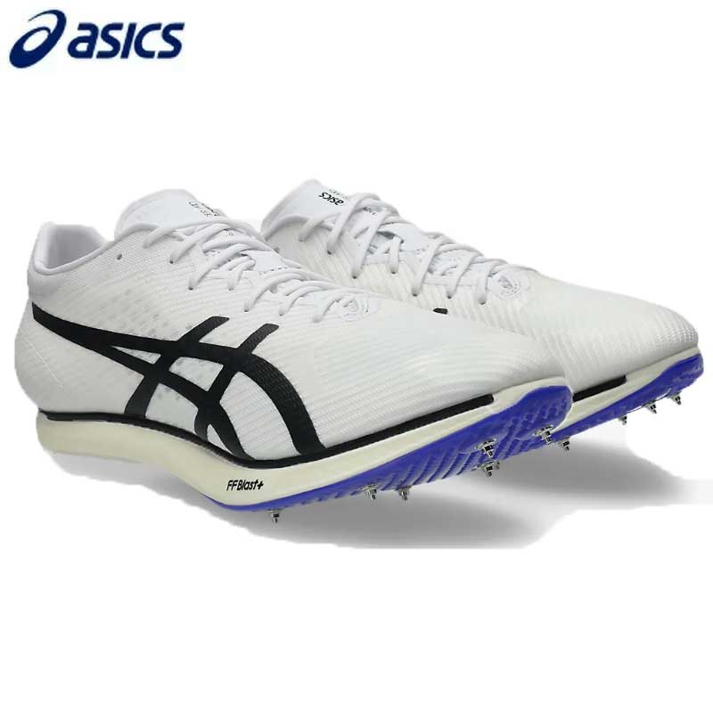 アシックス コスモレーサー MD 3 中距離 800m~1500m メンズ レディース 陸上競技 スパイク スポーツ シューズ オールウェザートラック専用 1093A221 asics 2026春夏