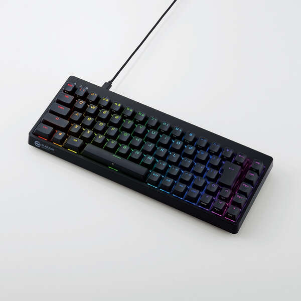 【送料無料】ELECOM ゲーミングキーボード TK-VK300SBK