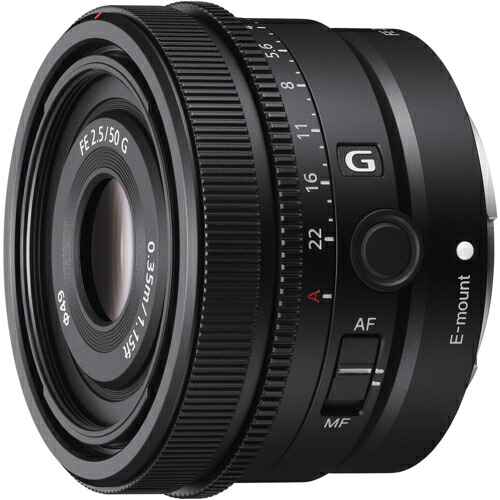 【長期保証付】ソニー SONY FE 50mm F2.5 G SEL50F25G Eマウント用 フルサイズ 単焦点レンズ SEL50F25G