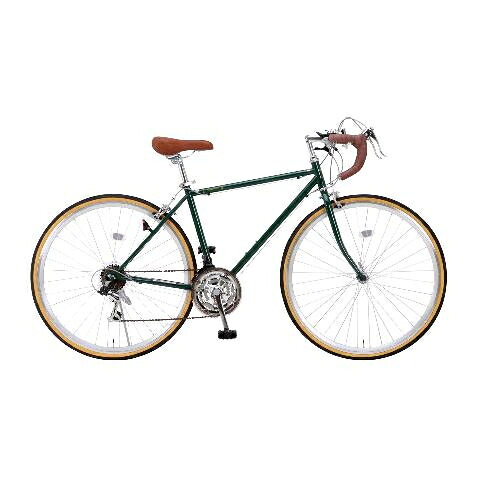レイチェル Raychell RD-7021R 700Cクラシカルロードバイク シマノ21段変速アイビーグリーン RD7021R|ECカレント
