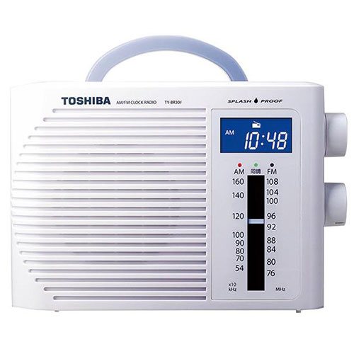 東芝(TOSHIBA) TY-BR30F-W ホワイト 防水クロックラジオ