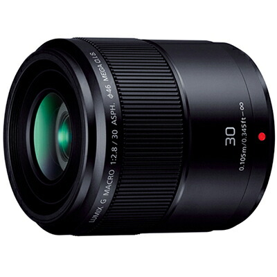 パナソニック Panasonic LUMIX G MACRO 30mm/F2.8 ASPH./MEGA O.I.S. H-HS030 マイクロフォーサーズマウント 単焦点レンズ HHS030