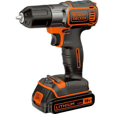 BLACK＆DECKER ブラック＆デッカー AUTO01K2-JP オートマチックドリルドライバー バッテリー2個付き AUTO01K2JP
