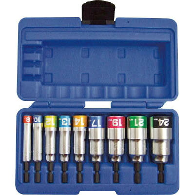 トップ工業 EDS-824CS コンパクトソケット 9本組