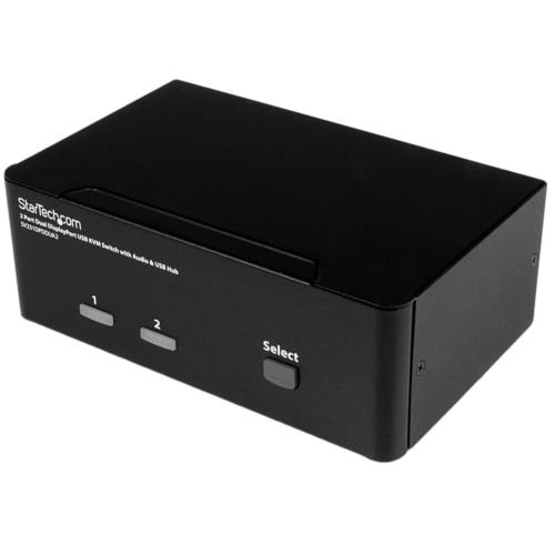 StarTech スターテック SV231DPDDUA2 2ポートDPデュアルモニターKVMスイッチ 4K/60Hz SV231DPDDUA2 38,108円