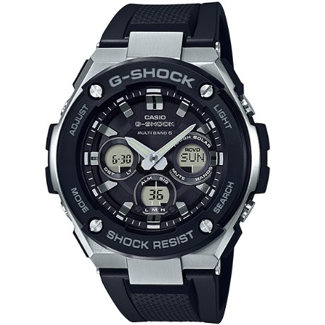 【長期保証付】CASIO カシオ GST-W300-1AJF G-SHOCK ジーショック 国内正規品 ソーラー メンズ 腕時計 GSTW3001AJF