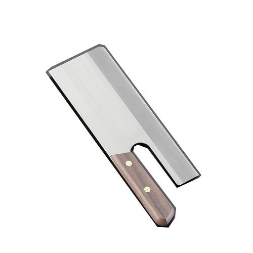 遠藤商事 ローズ柄全鋼 麺切庖丁 24cm