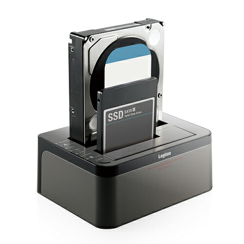 3/2まで専用取り置きです！ 楽天市場】ロジテック スタンド型 HDD/SSDデュプリケーターケース