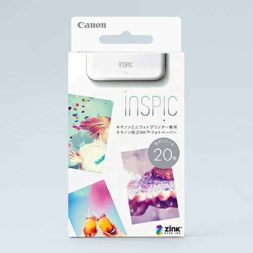 楽天市場】【送料無料】キャノン インスピック 専用 用紙 ZINK