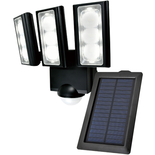 正規逆輸入品 公式サイト エルパ ELPA ESL-313SL 3灯 ソーラー発電式 LEDセンサーライト