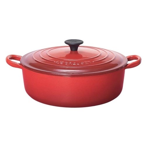 ル・クルーゼ LE CREUSET ココット ジャポネーズ IH対応 両手鍋 24cm 25052-24 チェリーレッド 2505224