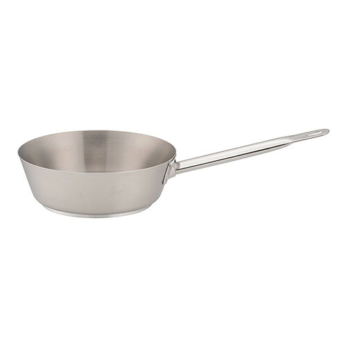 【対象ショップ限定 先着1000円OFFクーポン】パデルノ 1112-24 18-10テーパーパン 24cm 111224