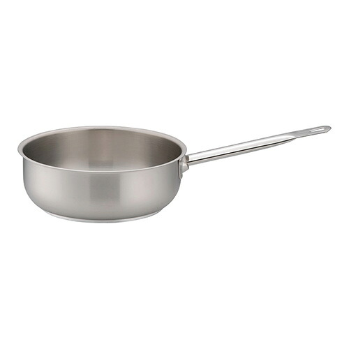 【対象ショップ限定 先着1000円OFFクーポン】パデルノ 1113-26 18-10ソテーパン 蓋無 26cm 111326
