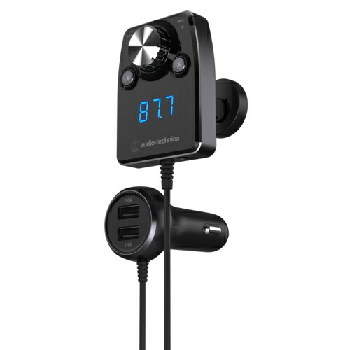 オーディオテクニカ(audio-technica) AT-FMR5BT BK(ブラック) Bluetooth搭載FMトランスミッター