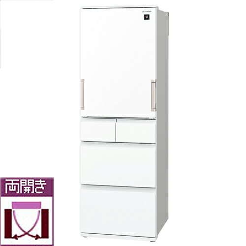 保証書付 標準設置料金込 長期保証付 シャープ Sj G413g W ピュアホワイト 5ドア冷蔵庫 両開き 412l 代引 リボ 分割 ボーナス払い不可 送料込 Qchfoundation Ca