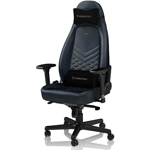 noblechairs ノーブルチェアーズ NBL-ICN-RL-MBG-SGL ミッドナイトブルー ICON - Real Leather NBLICNRLMBGSG｜ＥＣカレント 58,740円
