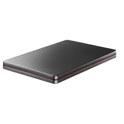 IODATA(アイ・オー・データ) HDPX-UTSC1K Black×Red USB 3.2 Gen 1対応 ポータブルHDD「カクうす」1TB