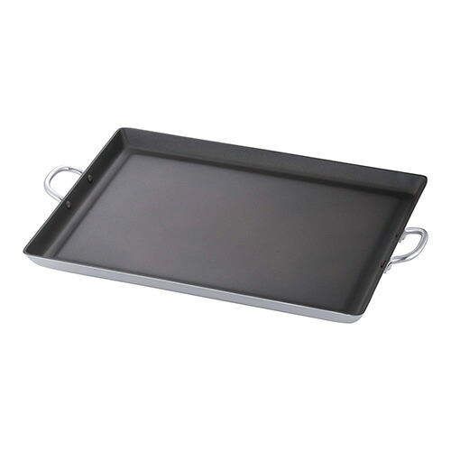 TKGコーポレーション アルミノンステック グリルプレート M 500&times;380mm｜ＥＣカレント