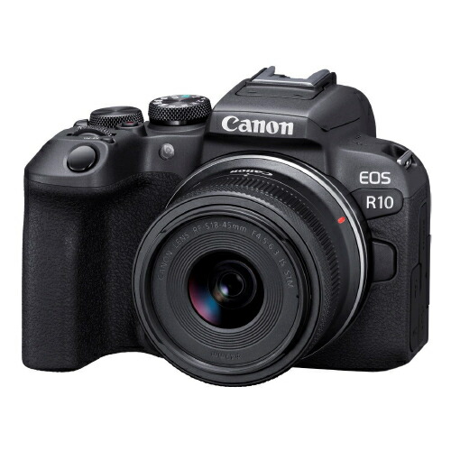 【長期保証付】CANON(キヤノン) EOS R10 RF-S18-45 IS STM レンズキット APS-C ミラーレス一眼カメラ|ECカレント