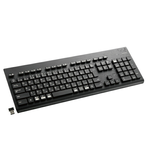 エレコム ELECOM TK-WS02DMKBK ブラック キーボード 無線 2.4GHz ワイヤレス USB-A TKWS02DMKBK
