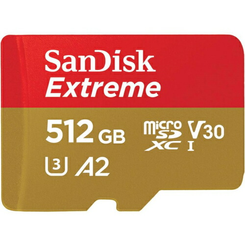 SanDisk(サンディスク) SDSQXA0-512G-JN3MD エクストリーム microSDXC UHS-Iカード 512GB