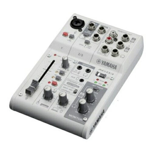 ヤマハ YAMAHA AG03MK2W ホワイト USB接続 Live Streaming Mixer AG03MK2W