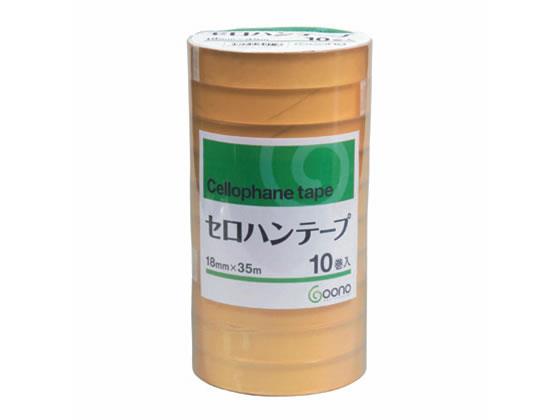 Ｇｏｏｎｏ セロハンテープ 18mm×35m 200巻[代引不可]