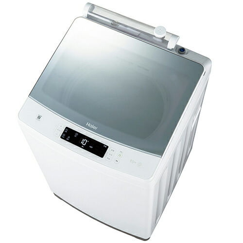 【長期保証付】ハイアール Haier JW-KD85B-W ホワイト 全自動洗濯機 上開き 洗濯8.5kg JWKD85BW｜ＥＣカレント