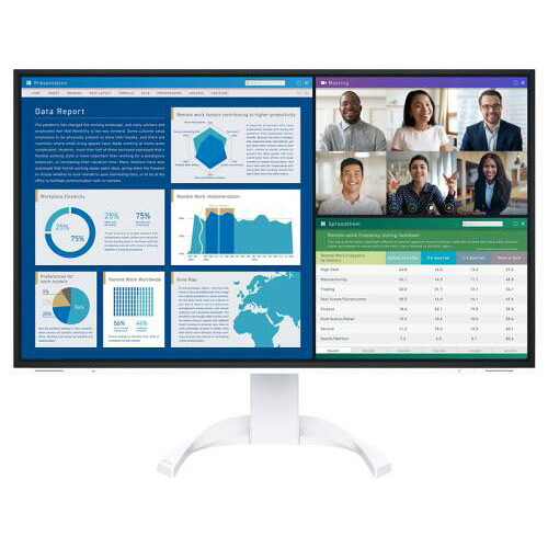 EIZO エイゾー EV3240X-WT FlexScan 31.5型4Kディスプレイ ホワイト EV3240XWT
