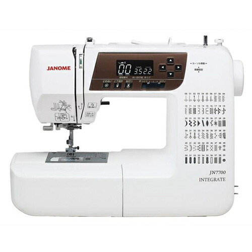【長期保証付】ジャノメ janome JN7700 コンピューターミシン JN7700｜ＥＣカレント