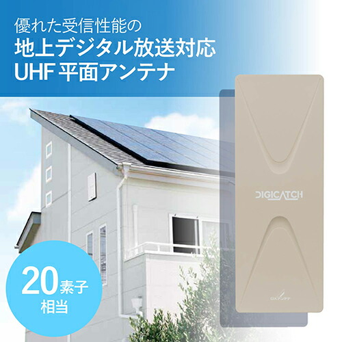 DXアンテナ UAH201(L) UHF平面アンテナ 20素子相当 ライトブラウン UAH201L｜ＥＣカレント