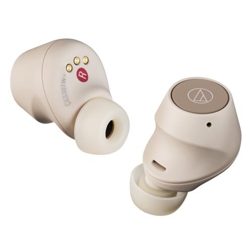 オーディオテクニカ(audio-technica) ATH-CKS30TW+/BG ライトベージュ Bluetooth 完全ワイヤレスイヤホン SOLID BASS