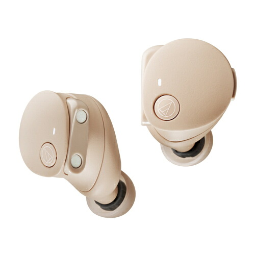 【長期保証付】オーディオテクニカ audio-technica ATH-CKS50TW2BG ベージュ 完全ワイヤレスイヤホン マグネティックスイッチ機能 ATHCKS50TW2BG|ECカレント