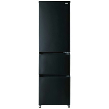【標準設置料金込】【長期保証付】ハイアール Haier JR-CV34C-K チャコールブラック SLIMORE 3ドア冷蔵庫 右開き 335L 幅540mm JRCV34CK