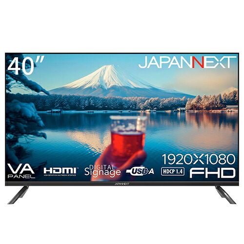 ジャパンネクスト JAPANNEXT JN-V40TFHD-U 40型 フルHDモニター V40TFHDU
