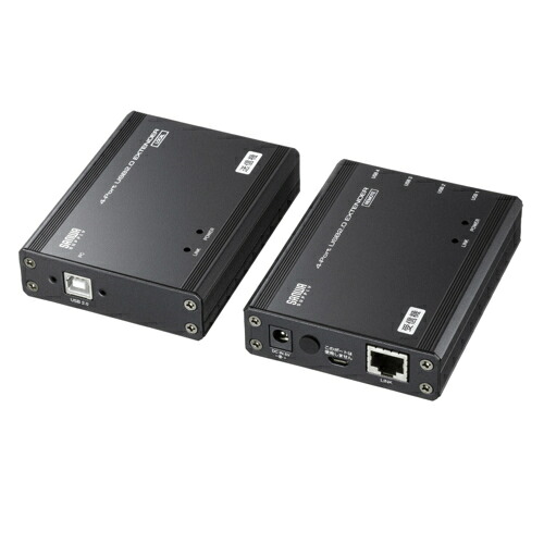 サンワサプライ USB-EXSET4 USB2.0エクステンダー 100m延長 4ポート｜ＥＣカレント
