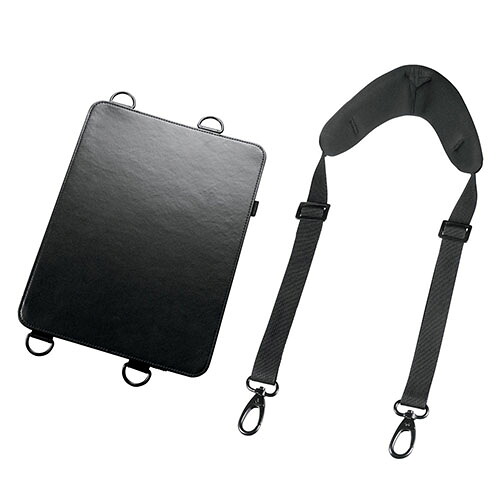 サンワサプライ PDA-IPAD2012BK iPad Pro 13インチ M4/2024 用スタンド･ベルト付きケース PDAIPAD2012BK