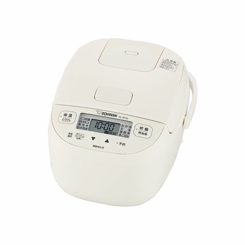 【長期保証付】象印 ZOJIRUSHI NL-BF05-WZ ソフトホワイト 極め炊き マイコン炊飯ジャー 3合 NLBF05WZ