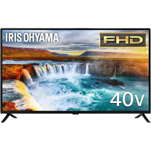 【長期保証付】アイリスオーヤマ Iris Ohyama LT-40FSX-F1 40V型 FHDフルハイビジョンスマート液晶テレビ 地上デジタル×2/BS・CSデジタル×2 LT40FSXF1|ECカレント