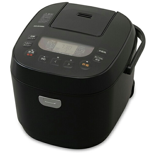 アイリスオーヤマ(Iris Ohyama) RC-ME10-B ブラック 米屋の旨み 銘柄炊き ジャー炊飯器 10合