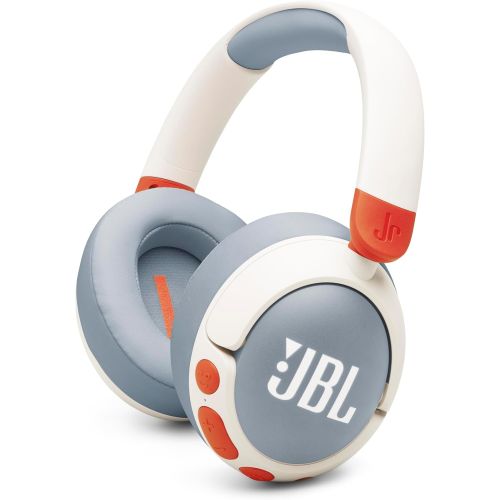 【長期保証付】JBL(ジェイ ビー エル) JBL Junior 470NC WHT ホワイト ノイズキャンセリング搭載子ども用Bluetooth5.3ワイヤレスヘッドホン JBLJR470NCWHT