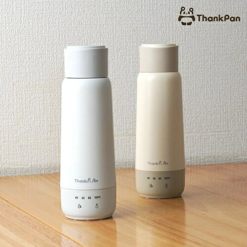 サンコー(Thanko) 電気で沸かせて保温「ボトルケトル」 蓋を閉めたまま沸かせる 約300ml ホワイト ※ホワイト色1個のお届けです 4,247円