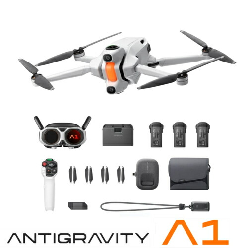 ANTIGRAVITY アンチグラヴィティ Antigravity A1 8K 360度動画撮影ドローン インフィニティキット A1-DE001-03 高容量バッテリー付属 A1DE00103