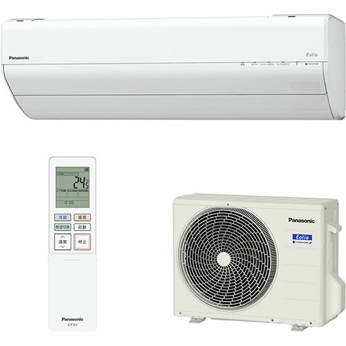 パナソニック Panasonic エアコン 6畳用 2.2kW パナソニック Eolia エオリア CS-GX226D-W クリスタルホワイト 電源100V[配送のみ/設置工事なし] CSGX226DW