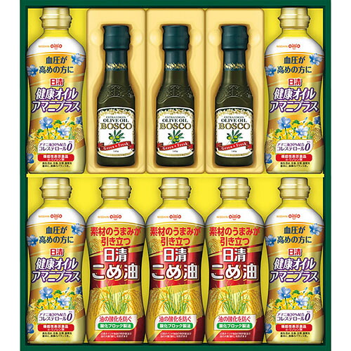 ボスコ オリーブオイル＆ヘルシーオイルギフト[代引不可]