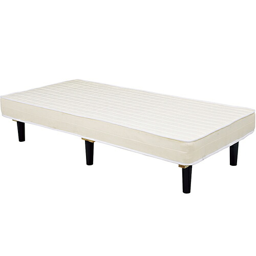 萩原 KMB-3105WH アイボリーホワイト ボンネルコイルマットレスベッド KMB3105WH[代引不可]｜ＥＣカレント